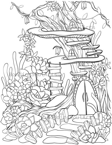 Create Your Own Magical Haven with Coloring Pages